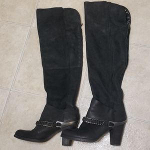 💥SOLD💥Miss Sixty Thigh High Boots(Leather Upper)